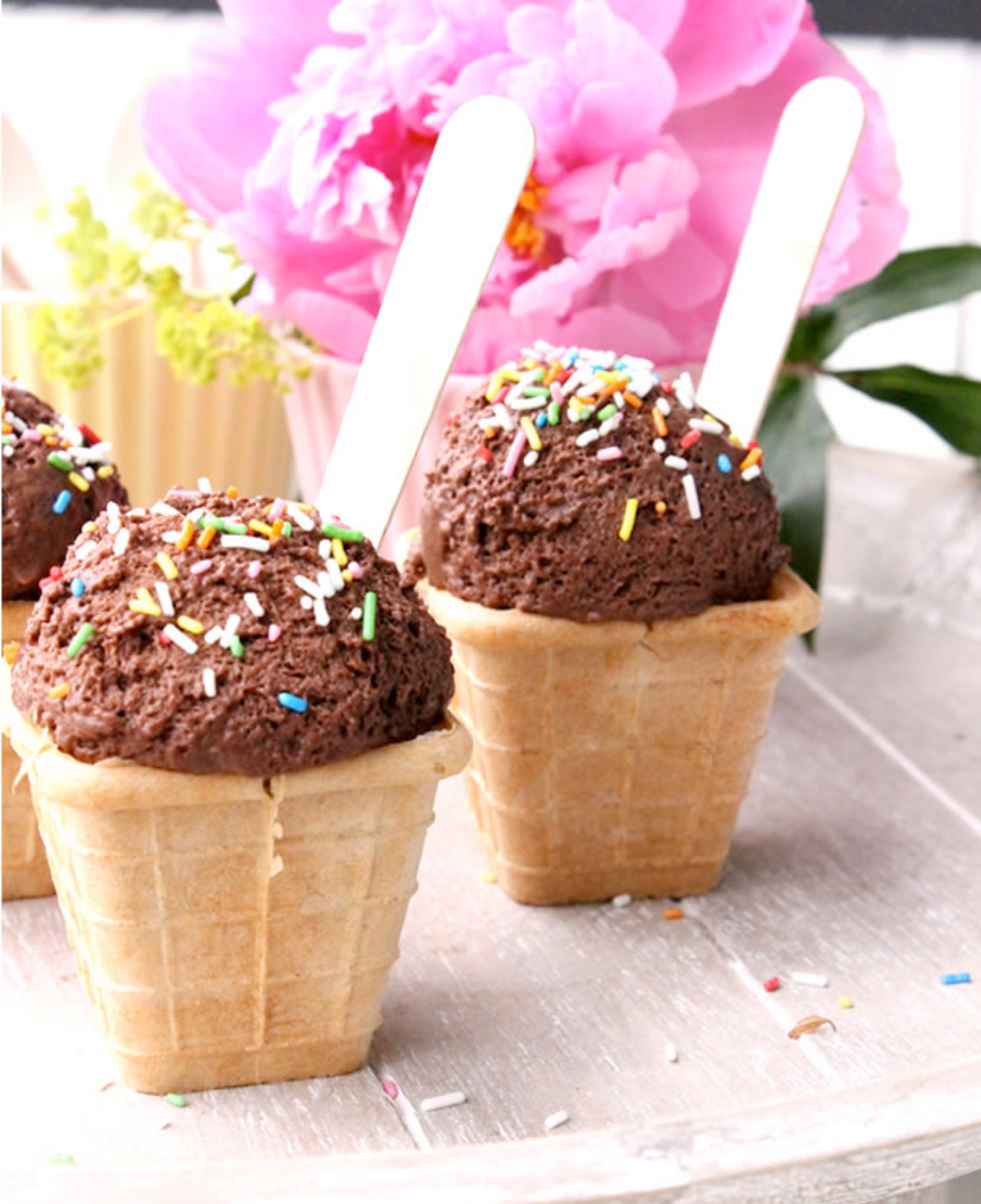 Chocolate icecream cupcakes