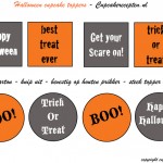 Halloween Cupcake Toppers