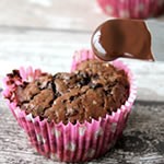 Hartvormige cupcakes