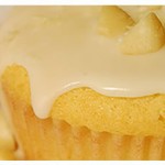 Cupcakes met macadamia en witte chocolade
