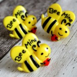 Bee Mine Cupcake Toppers