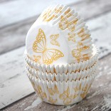 Bakvormpje white butterfly