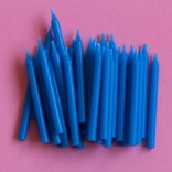 Cupcake Candles Blue 36 st.