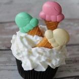Ice Cream Cupcake Toppers