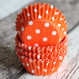 Bakvormpje polkadot orange mini