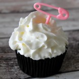 Baby diaper-pin Toppers Pink