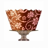 Cupcake wrappers Brown-Pink