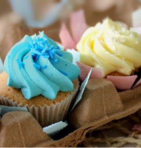 Kleurige voorjaarscupcakes Kleurige voorjaarscupcakes