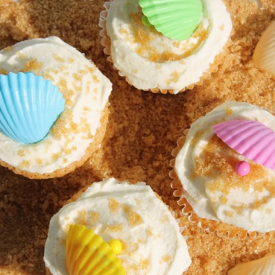 Beachy Cupcakes