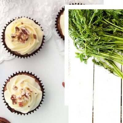 Carrot & Ginger cupcakes -  Koningsdag