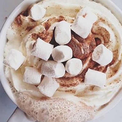 Hot Choco Cupcakes & Mini marshmallows