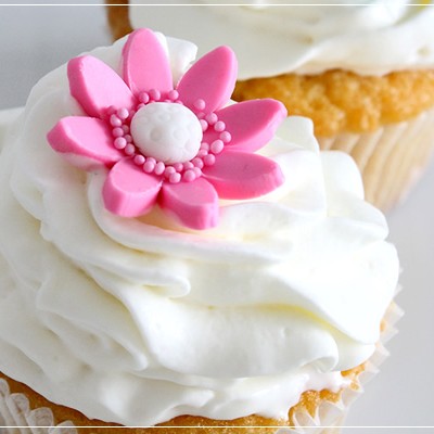 Daisy cupcakes