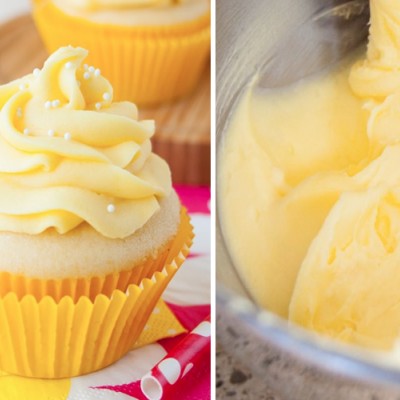 Tropical mango cupcakes