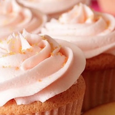 Peach Bellini Cupcakes